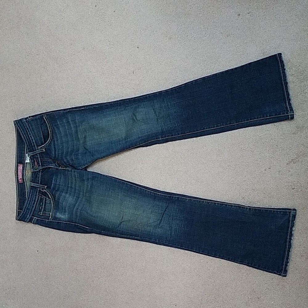 Levi's women's too super low boot cut jeans